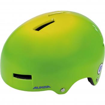 ALPINA airtime Bicicleta Casco, Primavera/Verano, Unisex, Color Green Spot, tamaño 52-57 cm