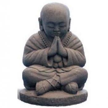Estatua de Buda Sentado en Resina, 30 cm, Acabado en Color Bronce Antiguo, Detalles Tallados a Mano, Ideal para Decoración de Jardines y Espacios Interiores