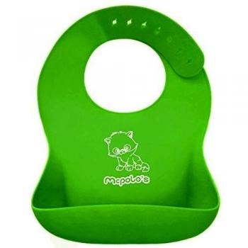 mcpolo de babysoft IBib Â ® - la 'iPhone en silicona bebé babero mundo de u-essae - ajuste más y crecientes Bebés y Niños en edad preescolar de 3 meses a 6 años cómodamente con Smart botones