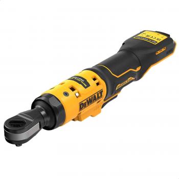 Dewalt - Llave de trinquete sin escobillas XR 12V - Cabezas intercambiables de 1/4', 3/8' y portapuntas hexagonal de 1/4' - DCF500