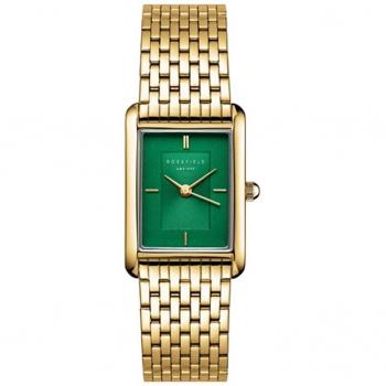 Rosefield Heirloom Women's Watch - Gold Stainless Steel - Emerald Dial - Chic Style