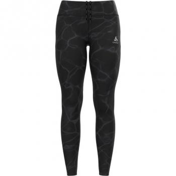 Mallas de trail Odlo Zeroweight Print Mujer - Negro