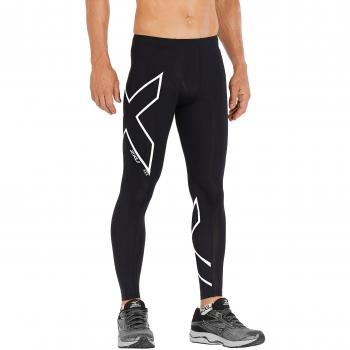 2XU MA4889b Pantalón Compresivo, Hombre, Blanco, M