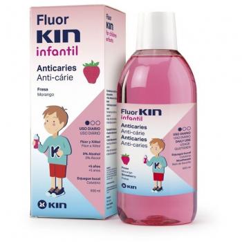 Fluor-Kin Infantil Colutorio Diario Fresa 500ml
