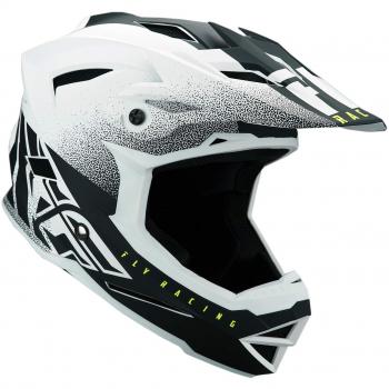 Fly Racing Casco Entero MTB para Niño 2019 Default Matte Blanco-Negro