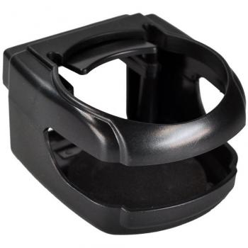 Negro Soporte Plástico Porta Botella Vaso Taza con Clip Portabebida Coche
