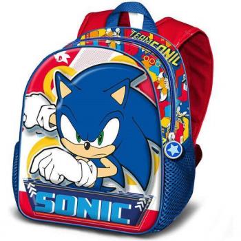 Mochila 3D Game Sonic the Hedgehog 31cm - Karactermania