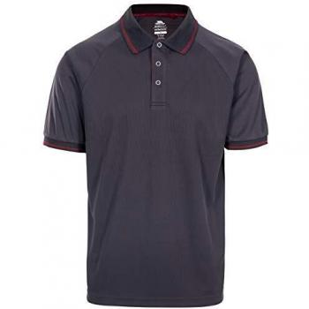 Trespass BONINGTON Polo, Hombre, Dark Grey, XL