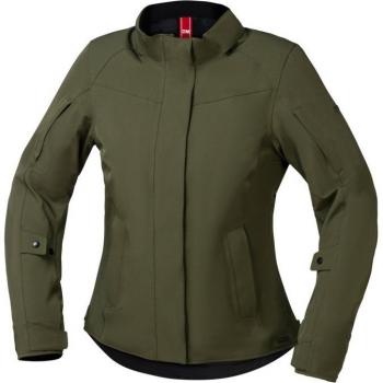 iXS Chaqueta de Moto Mujer Urban Destination-ST-Plus Oliva, chaqueta textil de motocicleta para damas, color verde, talla L