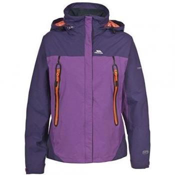 Trespass Casey - Chubasquero para mujer, color morado, talla L