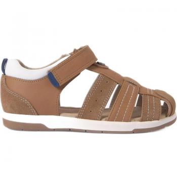 Sandalia de Niño Mayoral 43585 Camel Marrón con cierre de velcro, suela antideslizante, material sintético y diseño cómodo
