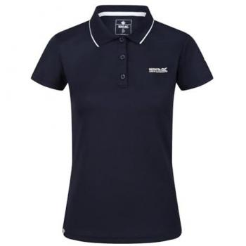 Regatta Women's Maverick V Quick-Drying Active Polo Shirt - Navy, Size 22