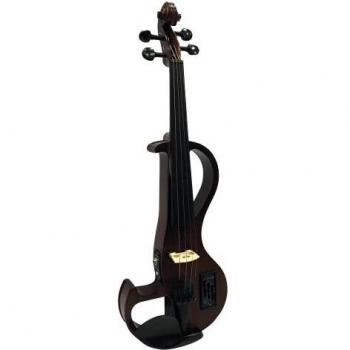 Violín Eléctrico Hidersine HEV3 con Acabado de Zebrano - Set Completo