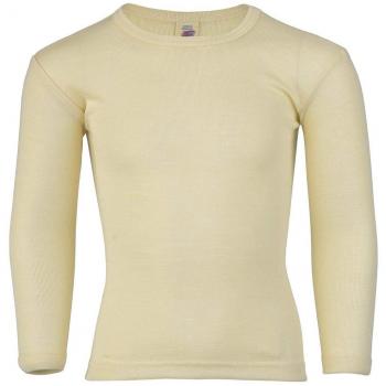 Camisa de Manga Larga Engel de Lana y Seda Natural, Talla 104