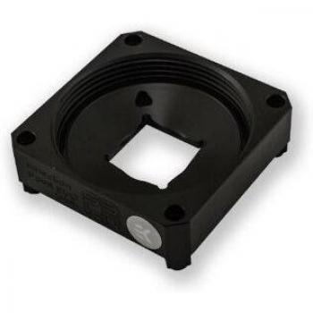 EK Water Blocks EK-SF3D - Soporte para depósito de refrigeración líquida - Acetal negro - Compatible con LGA 1150 y LGA 1155