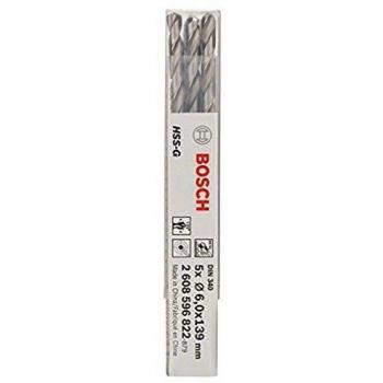 Bosch Professional 2608596822 HSS-G DIN340 6,0x91x139, 6 x 91 x 139 mm