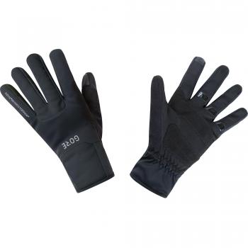 GORE Wear Guantes cortavientos unisex, M GORE WINDSTOPPER Thermo Gloves, Talla: 11, Color: Negro, 100310