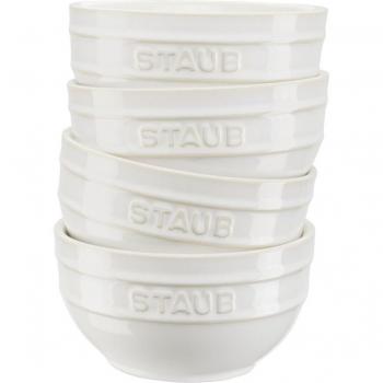 Staub - Set de 4 bowls de cerámica 14 cm