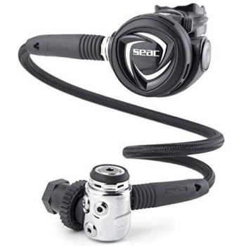 SEAC SUB 8002908413748 Reguladores, Unisex-Adult, Nero/Argentato, 300 DIN