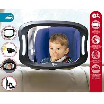 Kiokids Espejo Retrovisor Para Contramarcha Con Led Y Control Remoto