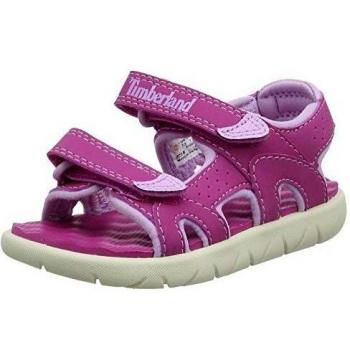 Timberland Perkins Row 2-Strap, sandale junior Descubierta Unisex niños, Rosa