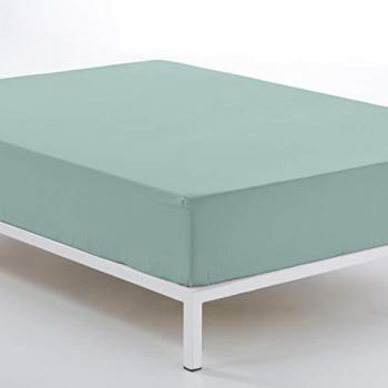 Bajera Ajustable 100% Algodón Aqua - Cama de 135/140 cm (Alto 30 cm) - 144 Hilos