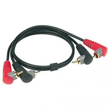 Cable RCA 2x90° - Set de Cable RCA Angulado 3m