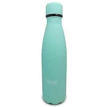 NERTHUS Botella térmica Acero 500 ml Turquesa/TOURQUAISE Double Wall Bottle, Inoxidable