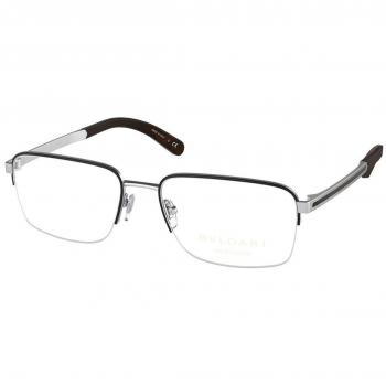 Bvlgari BV1112K Asian Fit 2007 Gafas Recetadas para Hombre Negras 56 Lentes
