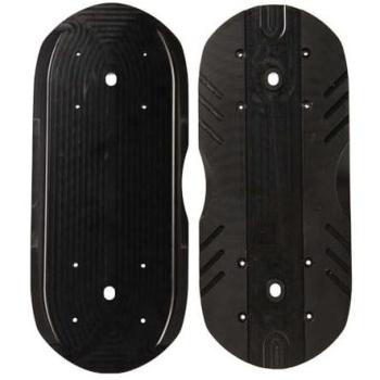 Base de Placa para Patines en Línea Gawds UHMW Soulplate Negra L-XL Unisex