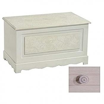 Cajonera Rectangular Norimberga de Madera Blanca 80x45x45 cm