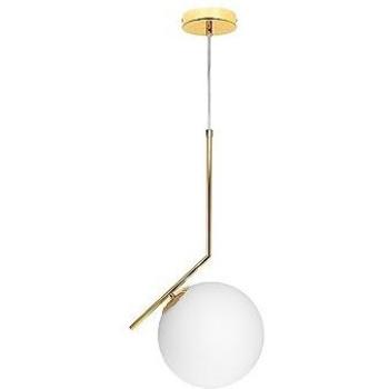 Lámpara Colgante Aimee 1xE27 Regulable Altura 32cm Dorado