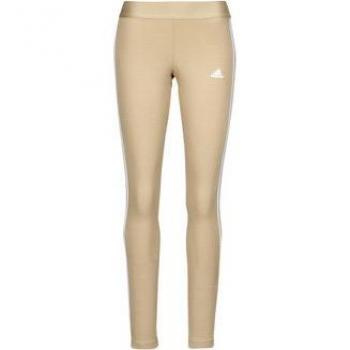 Mallas Essentials 3 Franjas Adidas Beige para Mujer