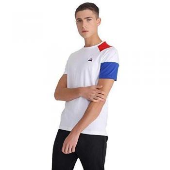 Le Coq Sportif Tri LF BBR tee SS N°2 M Camiseta de Manga Corta, Hombre, New Optical White, XS