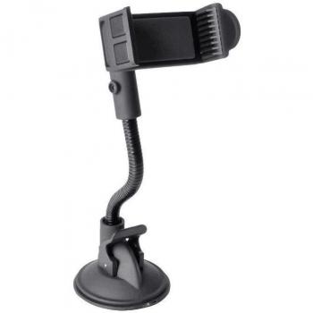 Soporte Smartphone Extensible con Ventosa para Parabrisas - Negro AKASHI ALTCARFLEXBLK