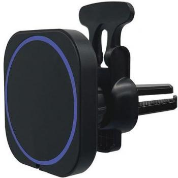 Cargador Inalámbrico 2 en 1 MagSafe 15W con Soporte para Coche BigBen Conectado Negro