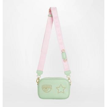 Chiara Ferragni Collection Green Studded Eye Star Crossbody Bag - Size: One Size - Female