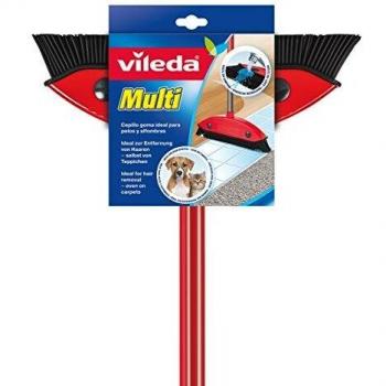 Vileda Set Súper Cepillo Goma y Palo telescópico, 1