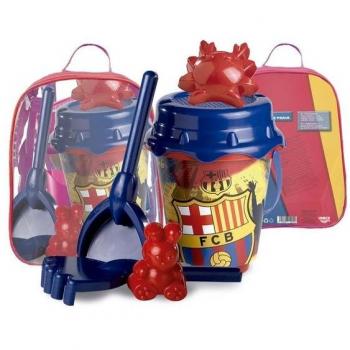 Mochila F.C. Barcelona Set Cubo Castillo con Accesorios 32x24 cm