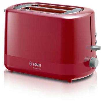 Tostadora Bosch TAT3A114 Compacta Rojo 800W