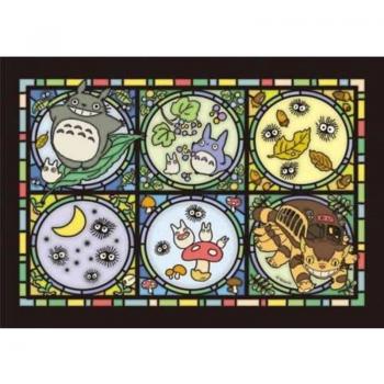 Puzzle Studio Ghibli Mi vecino Totoro Crystal Totoro's Forest Letter Acrílico Art 208 piezas
