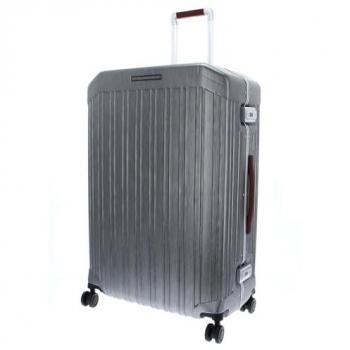 Piquadro PQ-Light Large Hardshell Trolley Black Leather