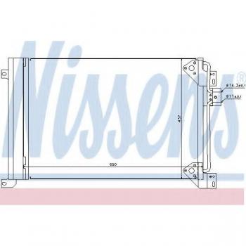 Condensador de aire acondicionado NISSENS 94713 con secador, fabricado en aluminio, compatible con IVECO Trakker y Stralis, diseñado para refrigerante R 134 a