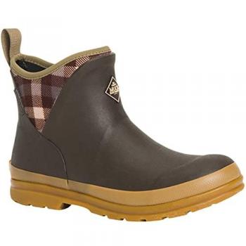 Muck Boot Women's Waterproof Ankle Wellington Boots - Black/Brown - Size 9