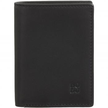 Cartera pequeña de hombre de piel Dudu con protección RFID, delgada, titular de tarjeta de crédito y efectivo, compacta