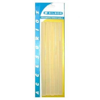Silbor - Pegamento termofusible 200mm. blister