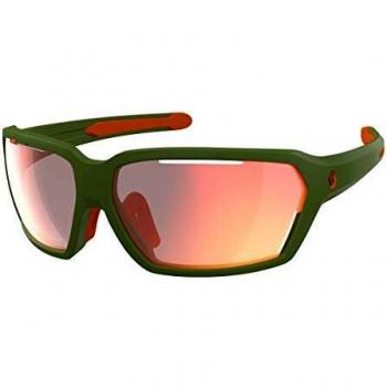 Scott Vector - Gafas deportivas para bicicleta, color verde y rojo