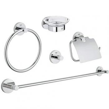 Grohe Essentials - Conjunto de accesorios 5 en 1, color cromo