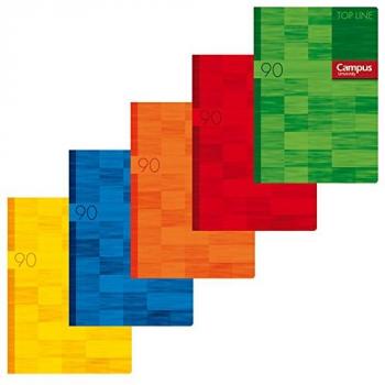 Libreta A4 Grapada 48 Hojas 90 g Cuadrícula 6 mm