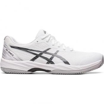 ASICS Hombre GEL-Game 9 Clay/Oc Zapatillas de Tenis/Pádel - Blanco/Negro